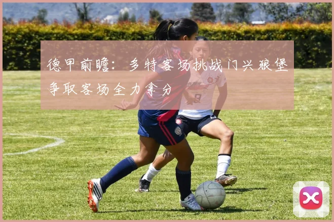 德甲前瞻：多特客场挑战门兴狼堡争取客场全力拿分